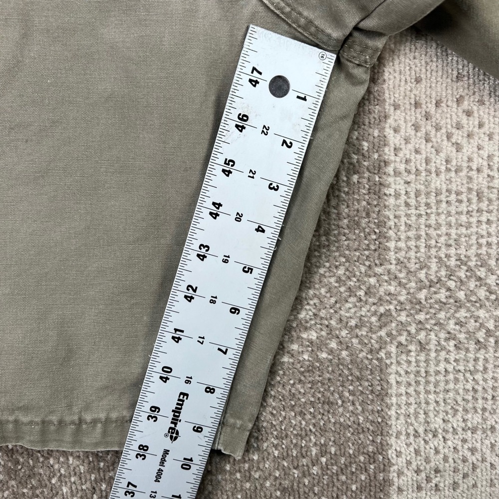 Wrangler Mens Carpenter Shorts Size 36 Green Canvas Cotton Workwear‎ - Picture 7 of 9
